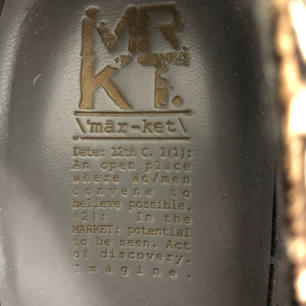 MRKT Oreo Platform Heels